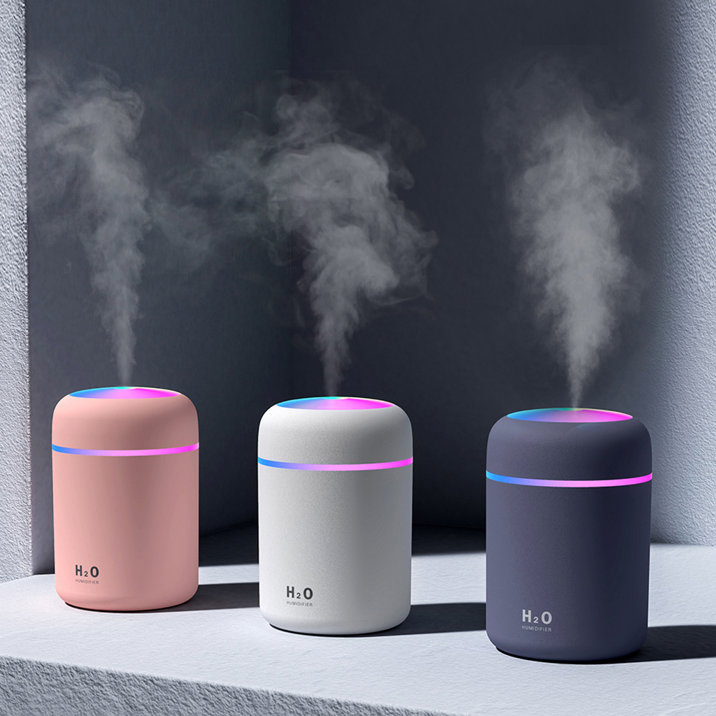 LUMO CART Portable Air Humidifier & Aroma Essential Oil Diffuser – For Car & Home