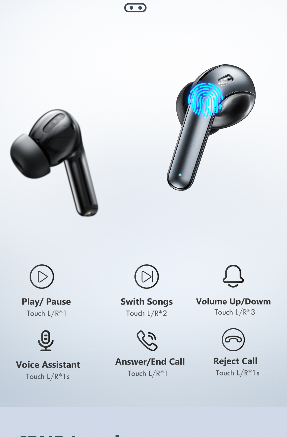 LUMO CART LED Bluetooth Wireless Earbuds