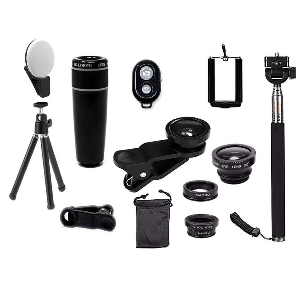 11-in-1 Mobile Phone Camera Lens Kit