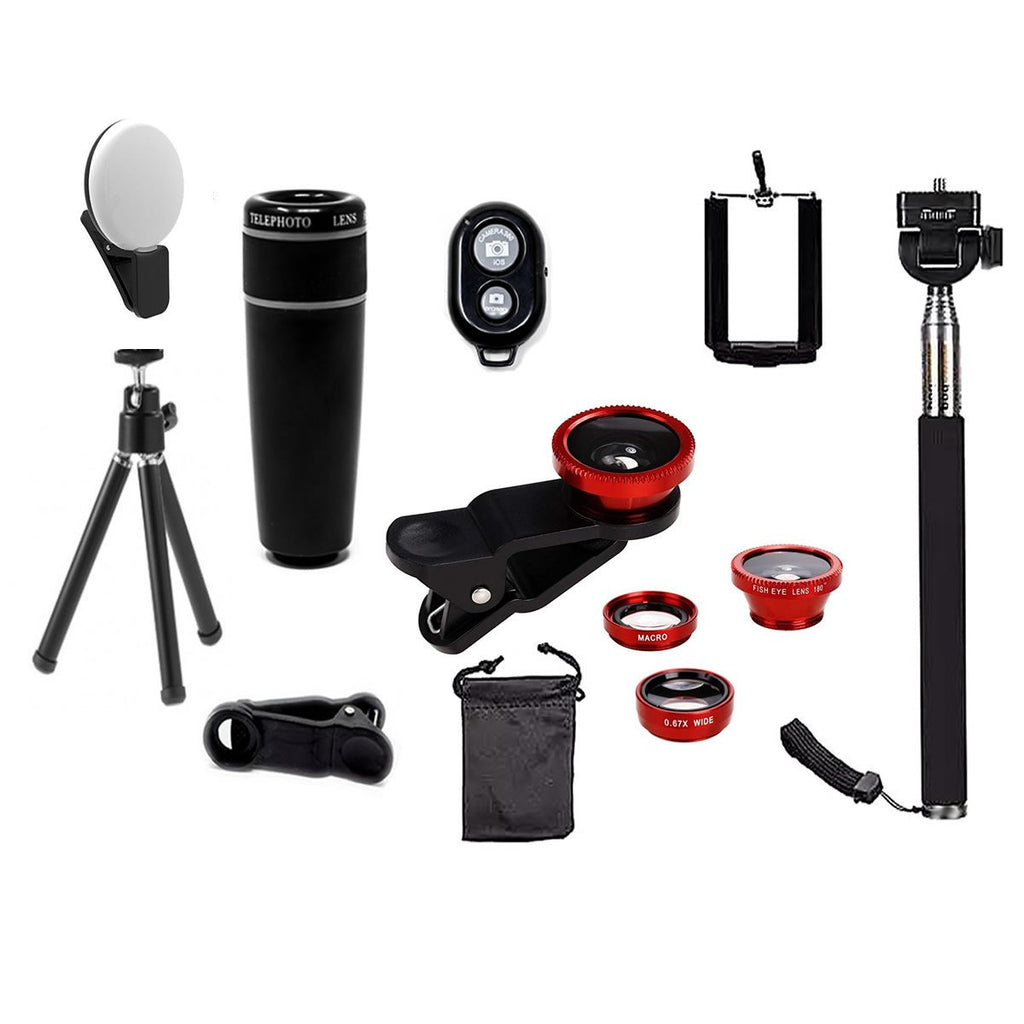 11-in-1 Mobile Phone Camera Lens Kit
